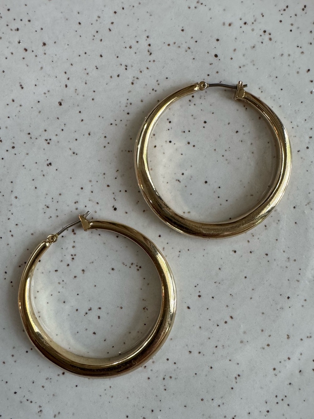 Classic Gold Hoop Earrings - Women's Jewelry